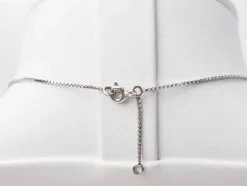 Collier en or blanc et diamants