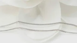 Collier en or blanc, tanzanite et diamants