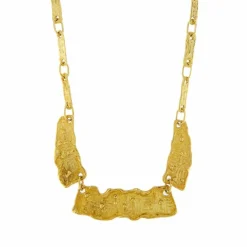Collier en or brut