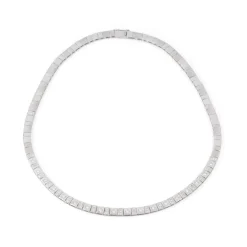 Collier en or gris et diamant