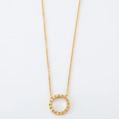 Collier en Or jaune & diamants