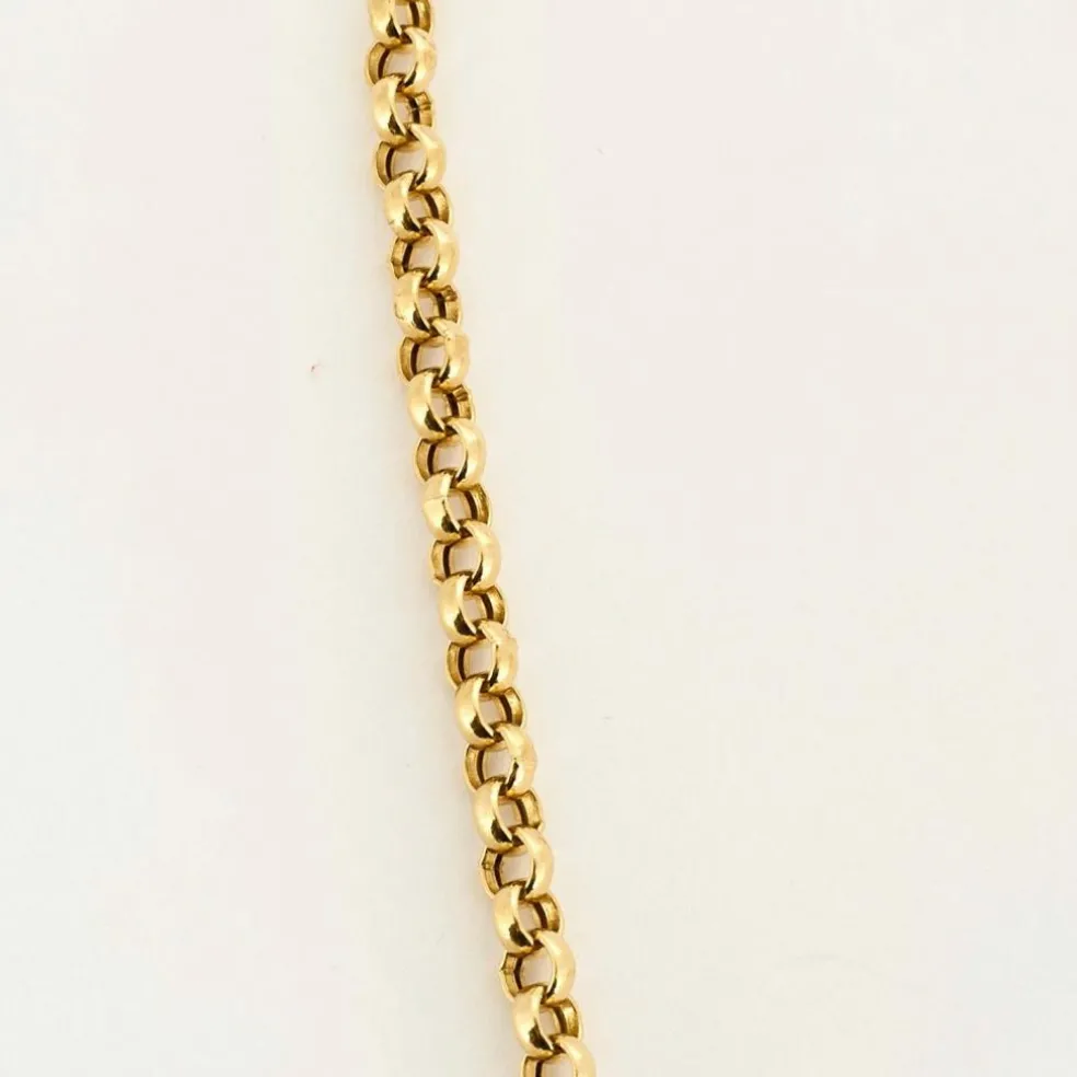 Collier en or jaune à maille jaseron