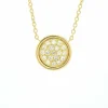Collier en or jaune avec diamants 0,57 Ct
