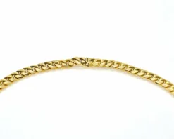 Collier en or jaune avec diamants et rubis