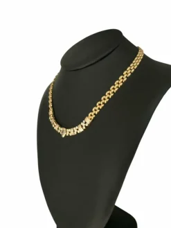 Collier en or jaune certifié HRD avec 5,00 carats de diamants naturel