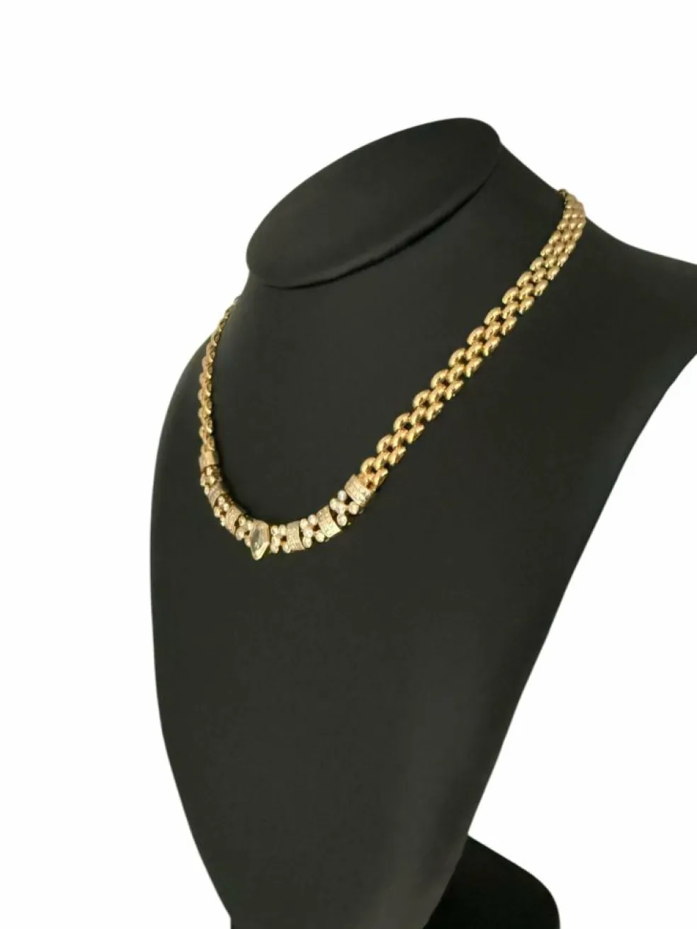 Collier en or jaune certifié HRD avec 5,00 carats de diamants naturel