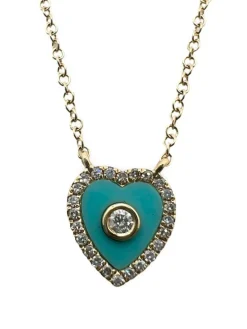 Collier en or jaune et diamants