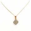 Collier en or jaune et diamants