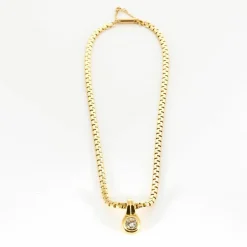 Collier en or jaune et diamant