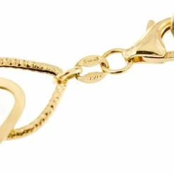 Collier en or jaune et diamants