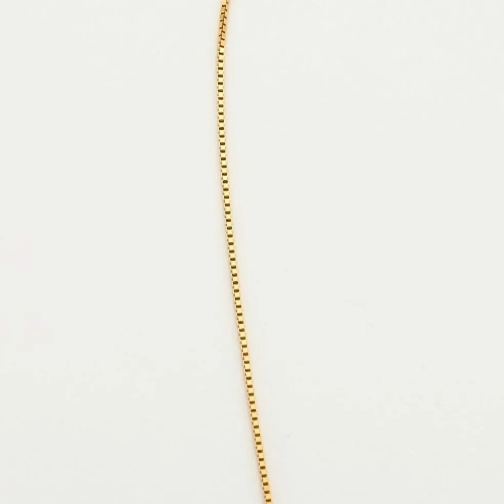 Collier en or jaune et pendentif diamant