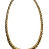 Collier en or jaune, maille palmier