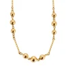 Collier en or jaune maille tressée