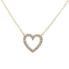 Collier en or rose & diamants