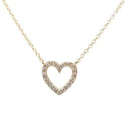 Collier en or rose & diamants