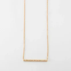Collier en or rose & diamants