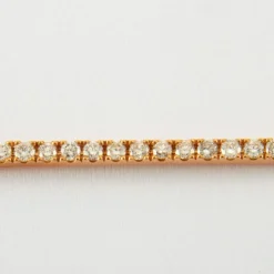 Collier en or rose & diamants