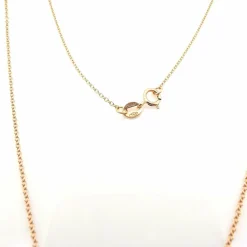 Collier en or rose & diamants