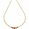Collier En or, rubis et diamants