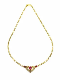 Collier En or, rubis et diamants