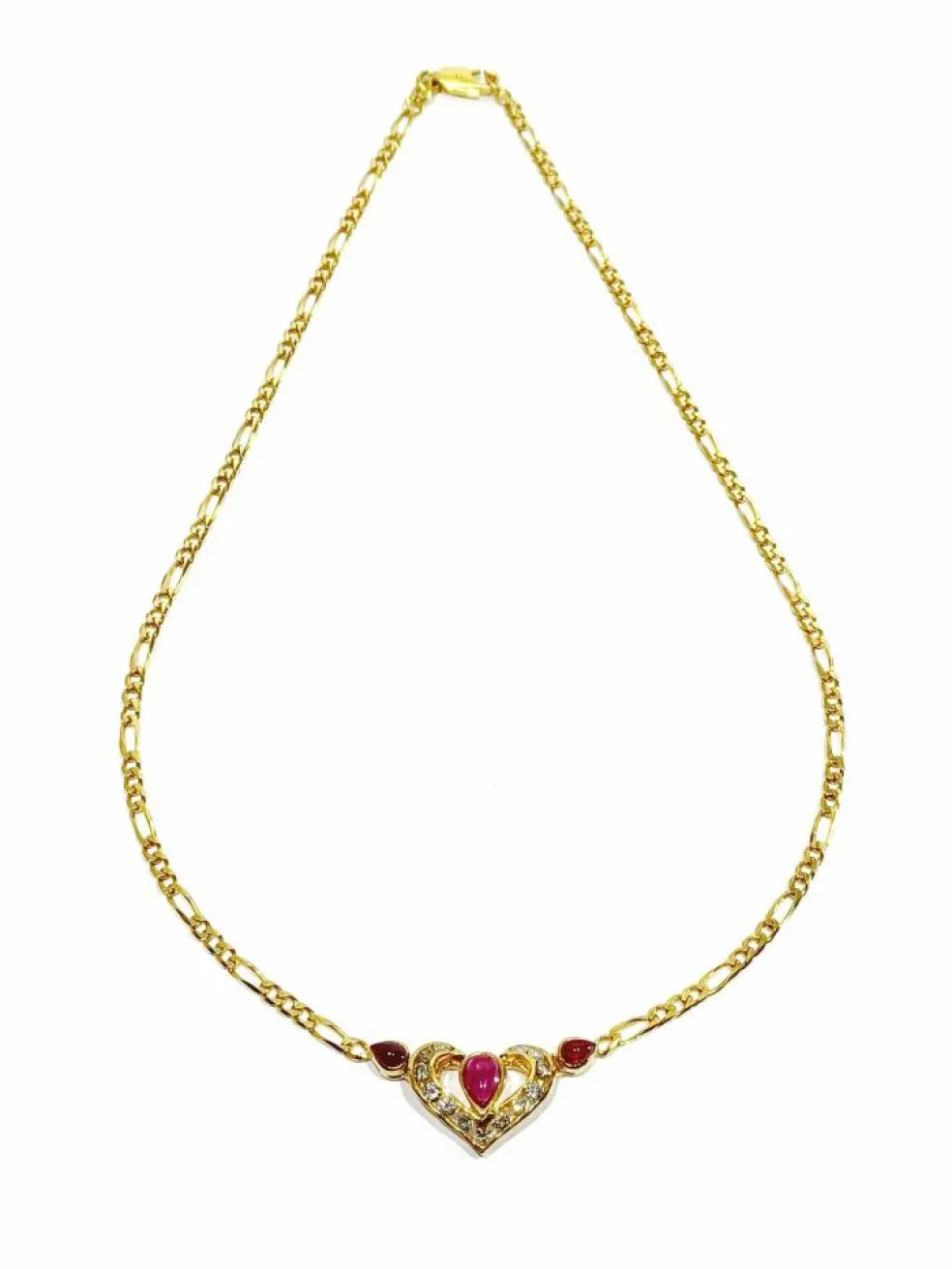 Collier En or, rubis et diamants