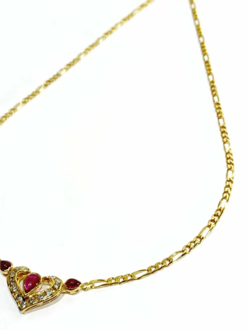 Collier En or, rubis et diamants