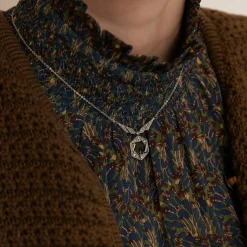 Collier en platine, diamant