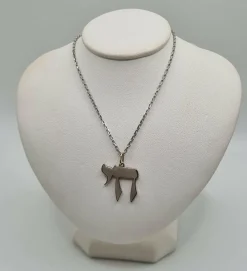 Collier et pendentif HAI or blanc