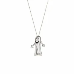 Collier fantôme en or blanc et diamants