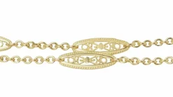 Collier filigrane en or jaune