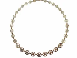 Collier filigrane or jaune