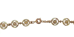 Collier filigrane or jaune