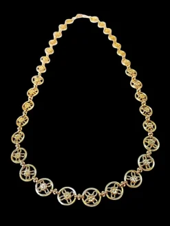 Collier filigrane or jaune