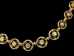 Collier filigrane or jaune