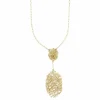 Collier fils d'or entrelacés