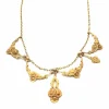 Collier fin du XIXe en or jaune et perles