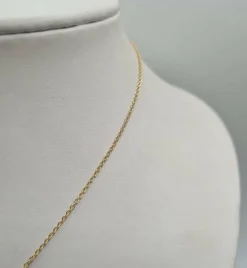 Collier flammes or jaune serti de diamants
