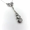 Collier goutte de diamant en or