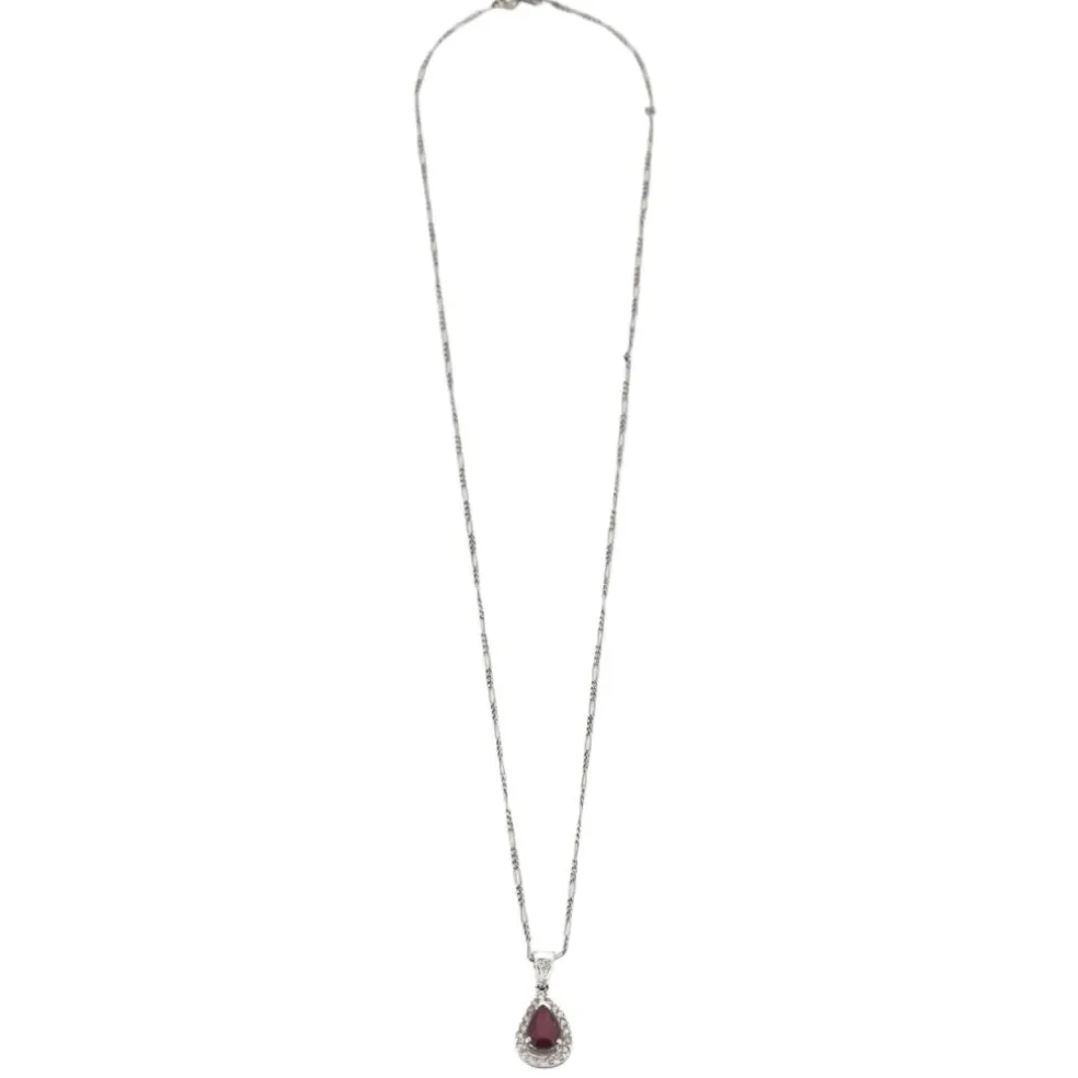 Collier Goutte de rubis
