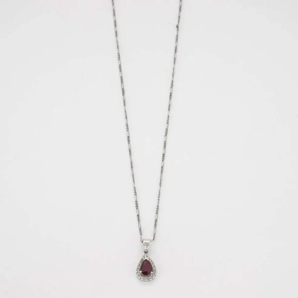 Collier Goutte de rubis
