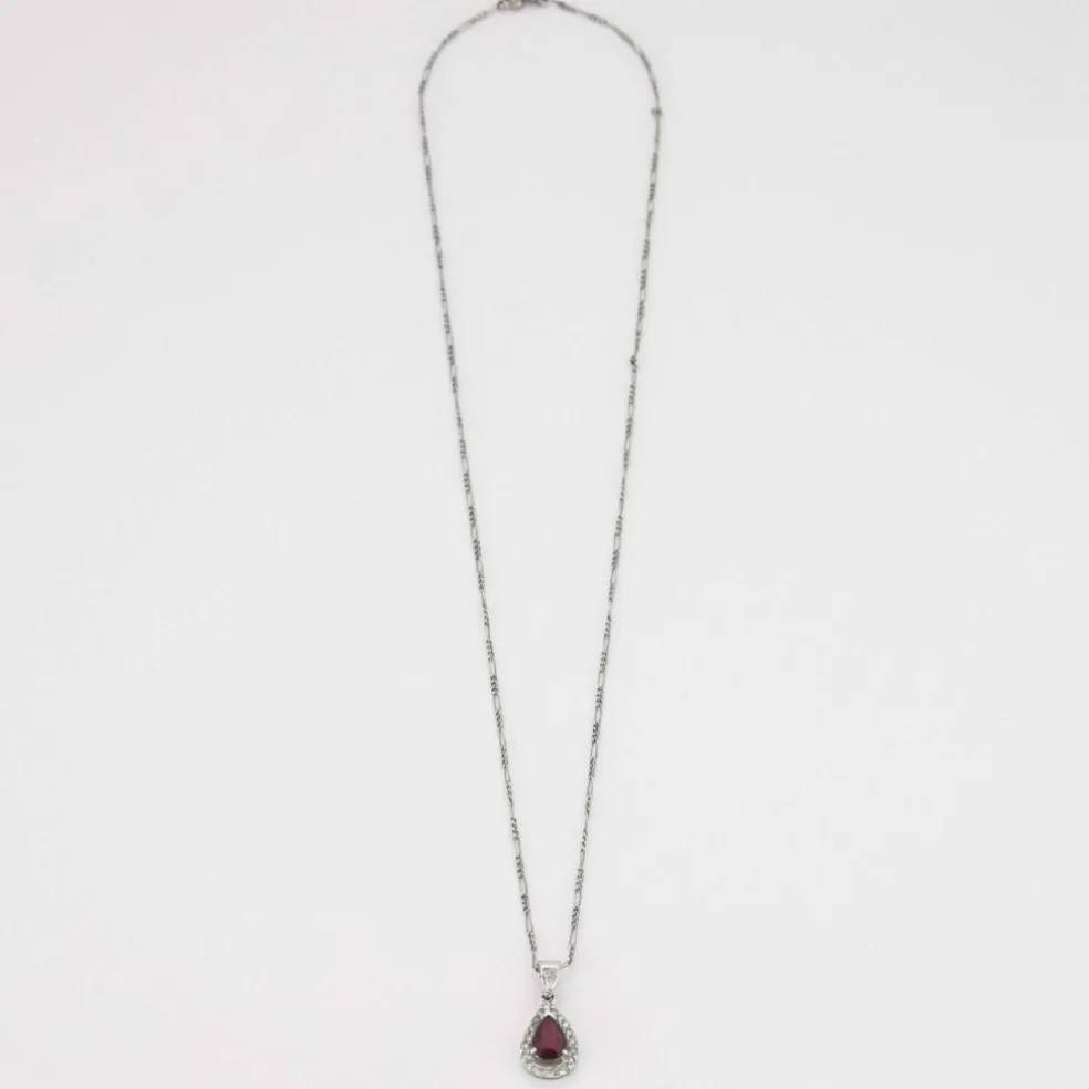 Collier Goutte de rubis