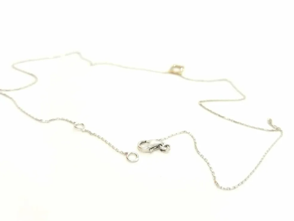 Collier Graphique Or blanc Diamant
