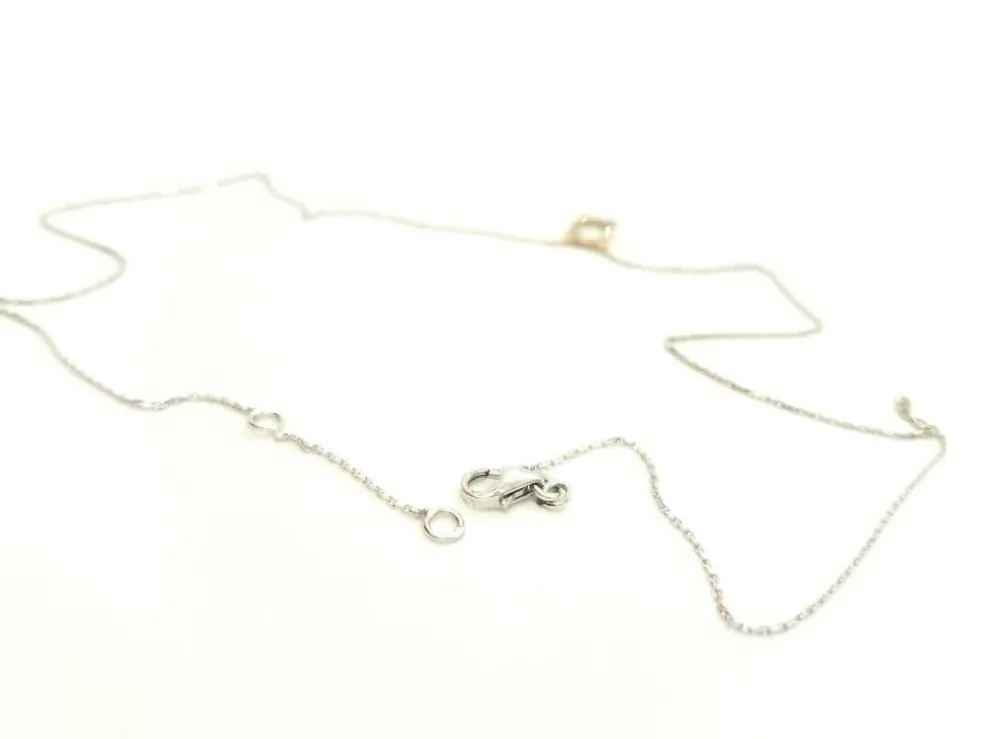Collier Graphique Or blanc Diamant