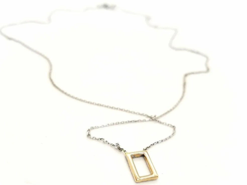 Collier Graphique Or blanc Diamant