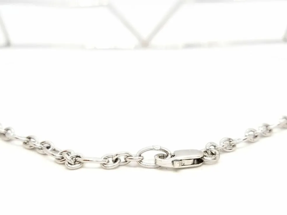 Collier Graphique Or blanc Diamant