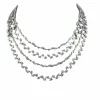 Collier haut de gamme Diamond Cocktail à quatre couches