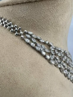 Collier haut de gamme Diamond Cocktail à quatre couches