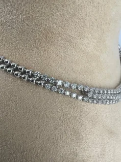 Collier haut de gamme Marquise et Diamant Rond