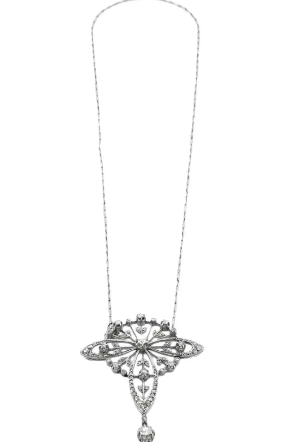 Collier "Iris" Platine Diamants