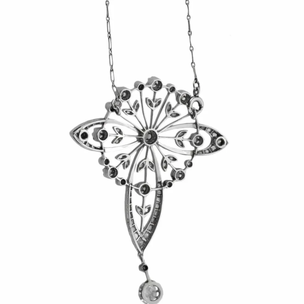 Collier "Iris" Platine Diamants